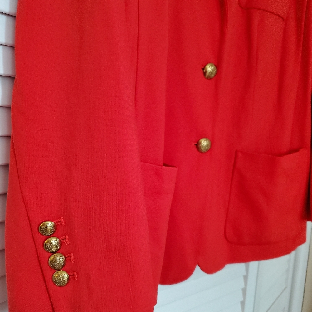 COPY - RALPH LAUREN NWT Size 2X Red  Blazer.